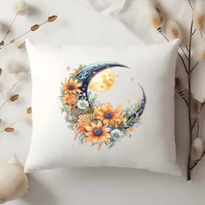 Boho Moon Accent Pillow Covers