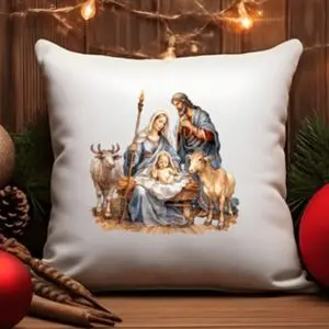 Nativity Scene Pillow Covers