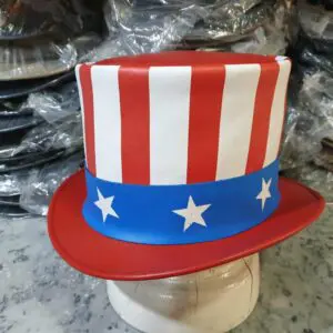 Uncle Sam Leather Top Hat