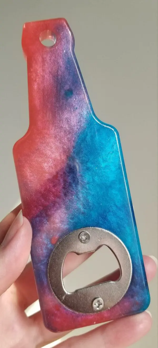 Team Color Resin Bottle Opener