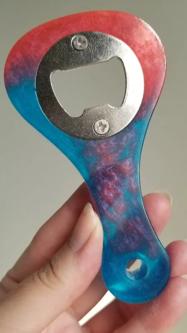 Team Color Resin Bottle Opener