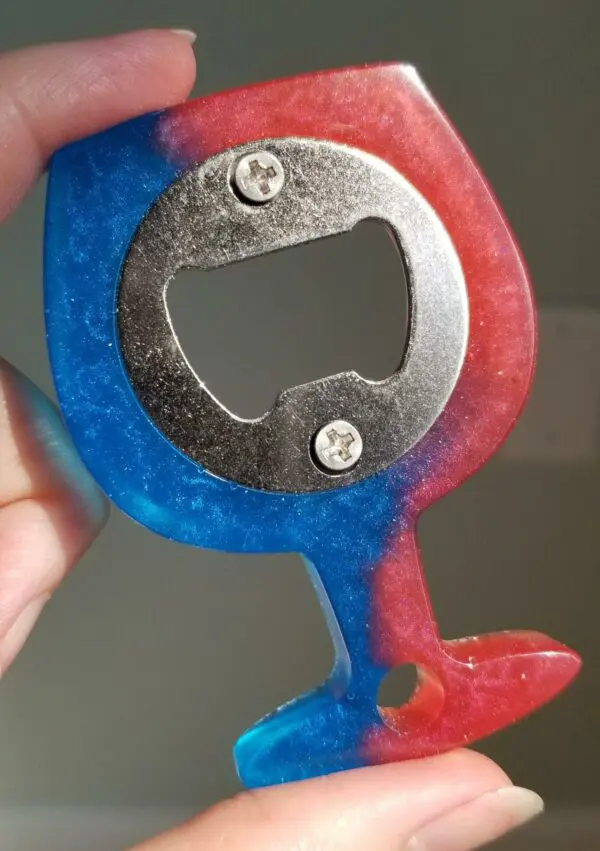 Team Color Resin Bottle Opener