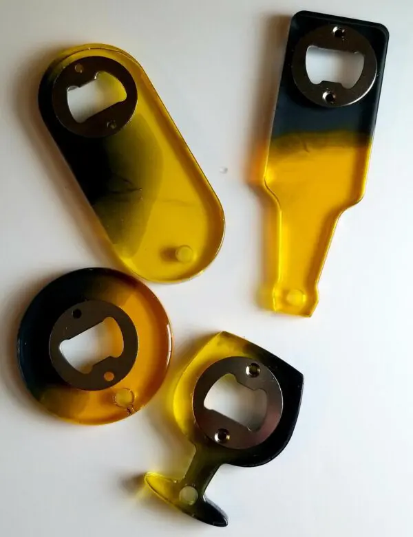 Team Color Resin Bottle Opener