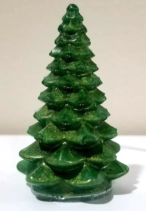 Lovely Dollhouse Miniature Resin Classic Christmas Tree