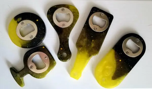 Team Color Resin Bottle Opener