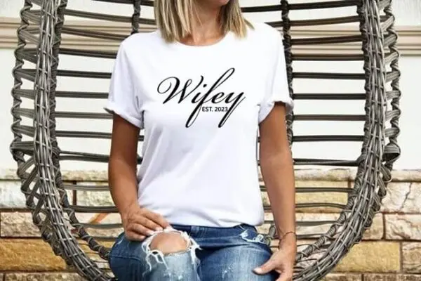 Personalized Mrs Est Shirt For Wife