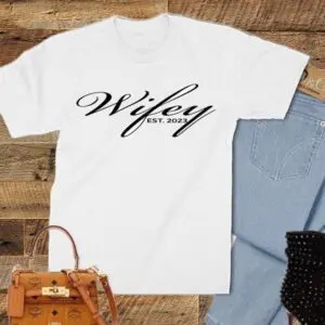 Personalized Mrs Est Shirt For Wife