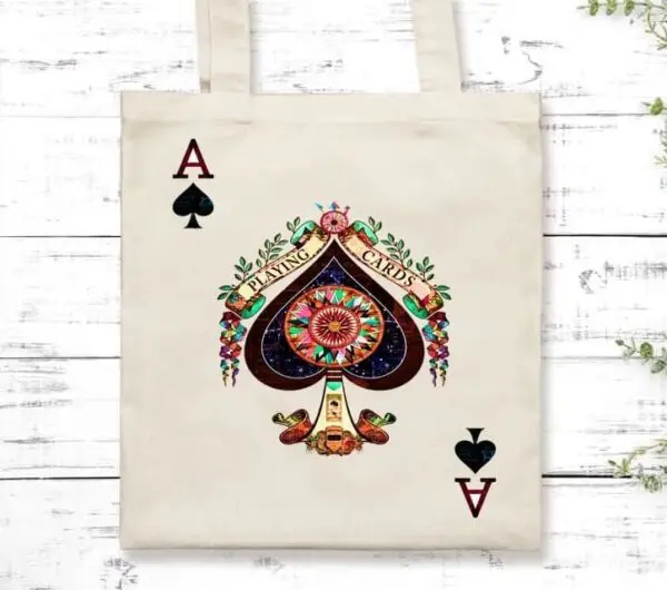 Ace Of Spades Tote Bag