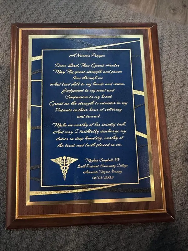 Nursing Plaque