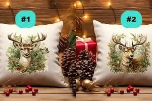 Christmas Deer Pillow Covers