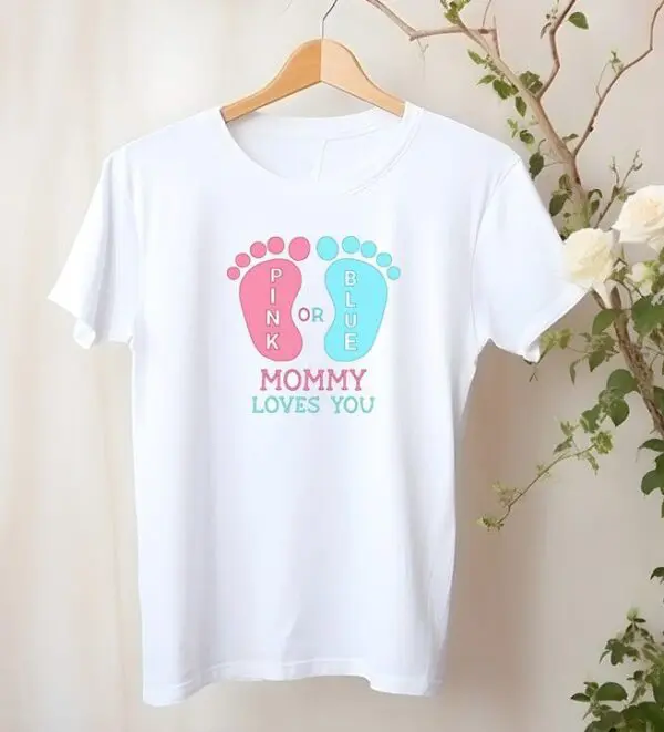 Gender Reveal T-Shirt'S For Mommy To Be