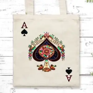 Ace Of Spades Tote Bag