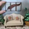 Beautiful Dollhouse Miniature Feather Triptych