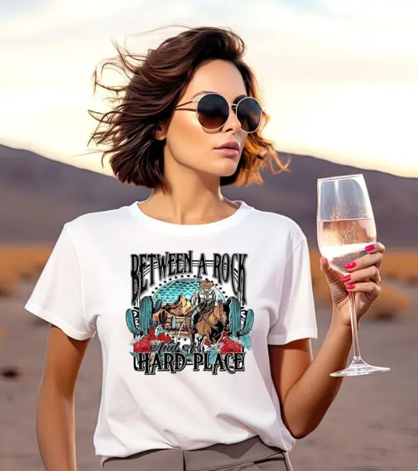 Between A Rock And A Hard Place Tee