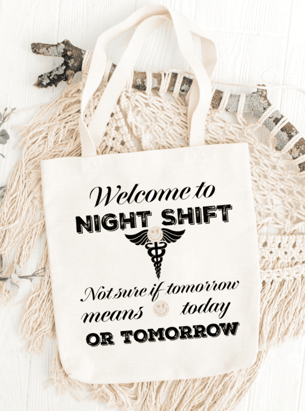 Nurse Canvas Tote