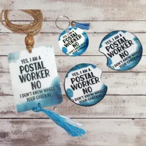 Car Accessory Set For Postal Worker