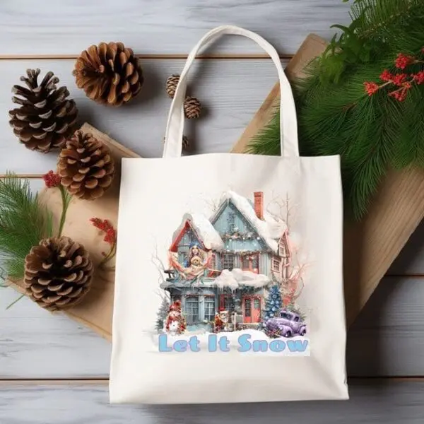 Let It Snow Tote Bag