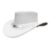 Cool Breeze White Leather Rodeo Hat