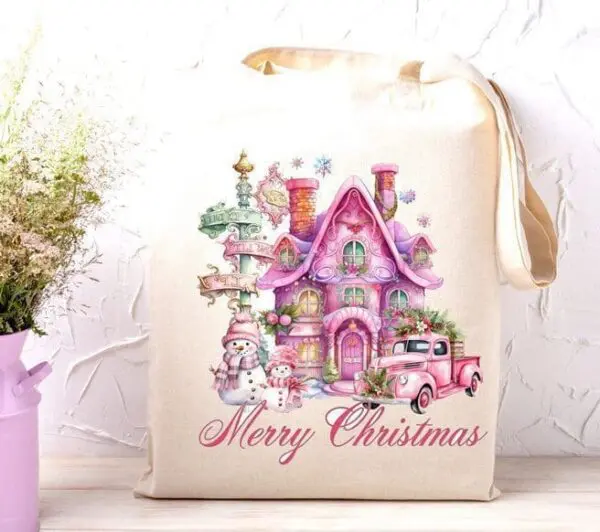 Beautiful Fairytale Christmas Tote