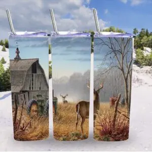 Deer on the Farm 20oz Tumbler