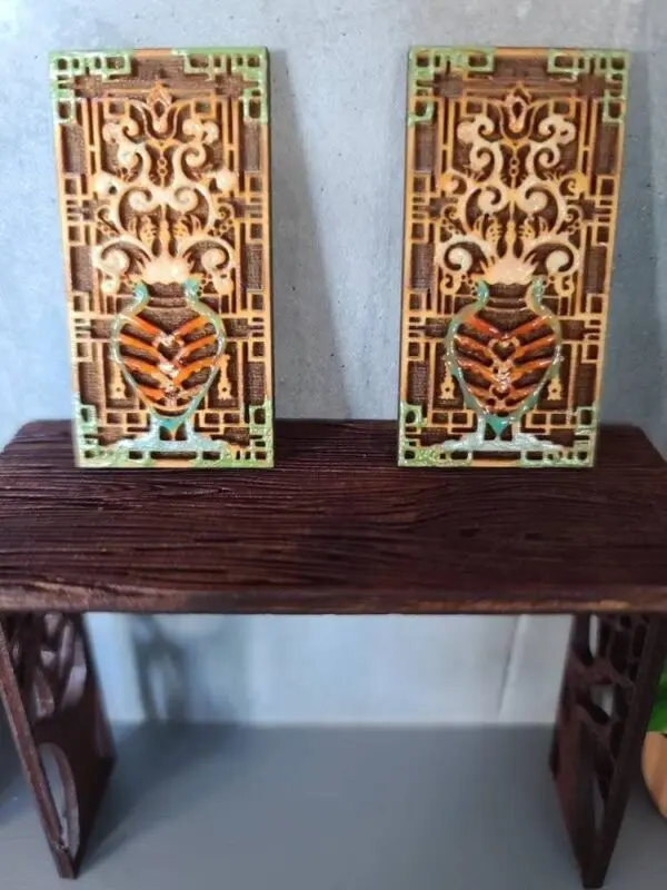 Intricate Dollhouse Wooden Wall Plaques