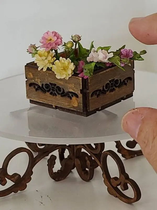 Dollhouse Miniature Ornate Planter