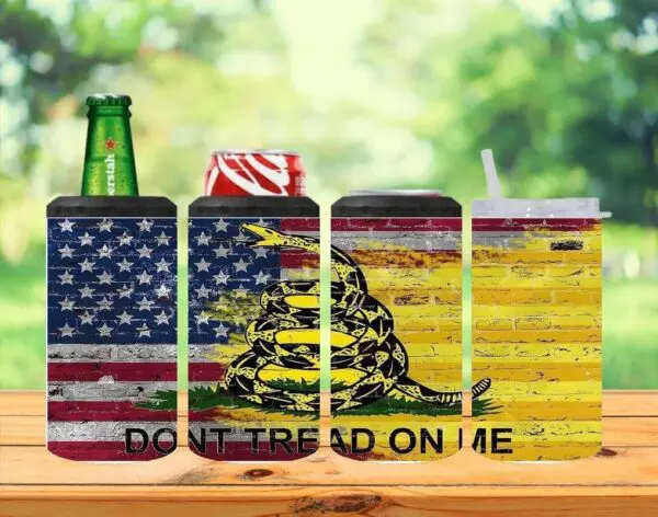 Don'T Tread On Me 4-In-1 Tumbler