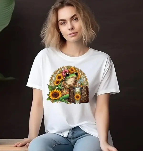 Frog Couture Sunflower T-Shirt