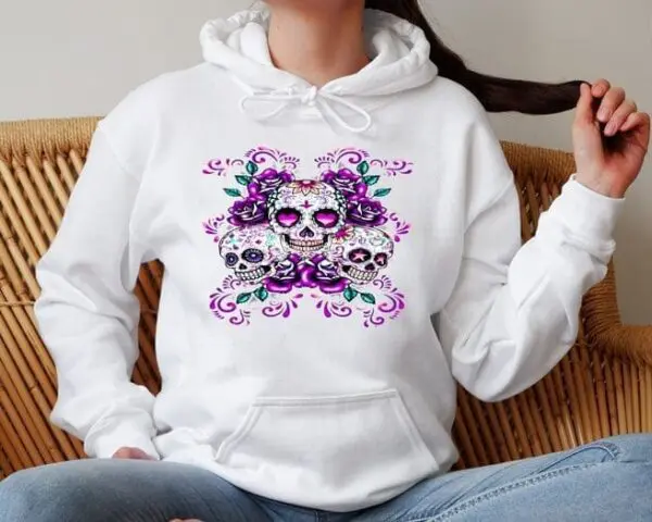 Cute Sugar Skull Hoodie