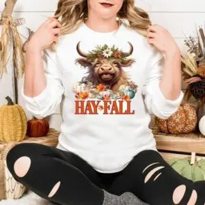 Hay Fall Highland Cow Sweatshirt