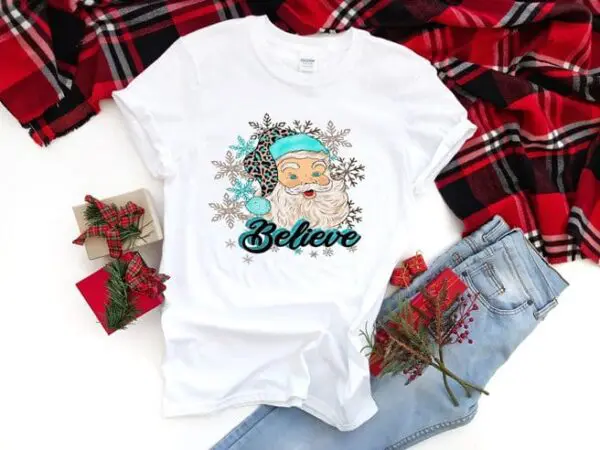 Beautiful Santa T-Shirt For Christmas