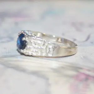 Sterling Silver Nugget Ring