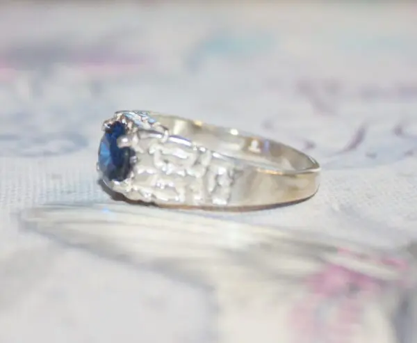 Sterling Silver Nugget Ring