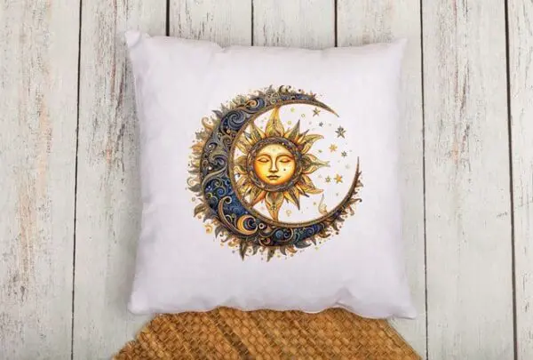 Boho Moon Accent Pillow Covers