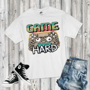 Game Hard Tshirt For Kids/ Gamer Shirts