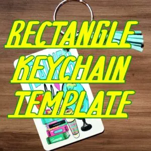 RECTANGLE KEYRING TEMPLATE