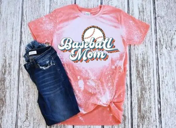 Retro Style Baseball Mom T-Shirts