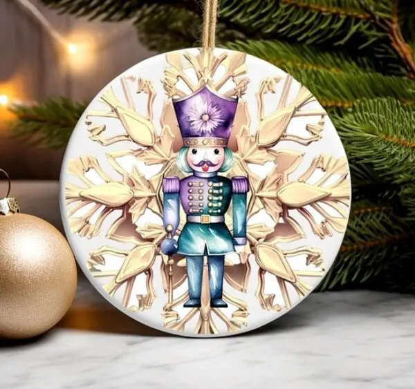 Nutcracker Christmas Ornament