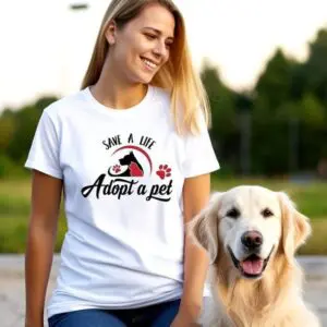 Save A Life Adopt A Pet Tshirt