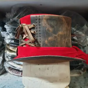 Leather Top Hat