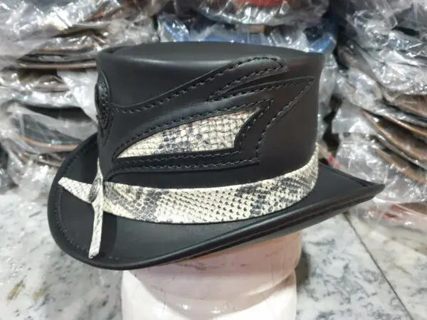 The Storm 2 Leather Top Hat