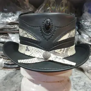 The Storm 2 Leather Top Hat