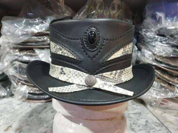 The Storm 2 Leather Top Hat