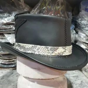 The Storm 2 Leather Top Hat