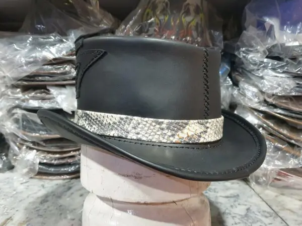 The Storm 2 Leather Top Hat