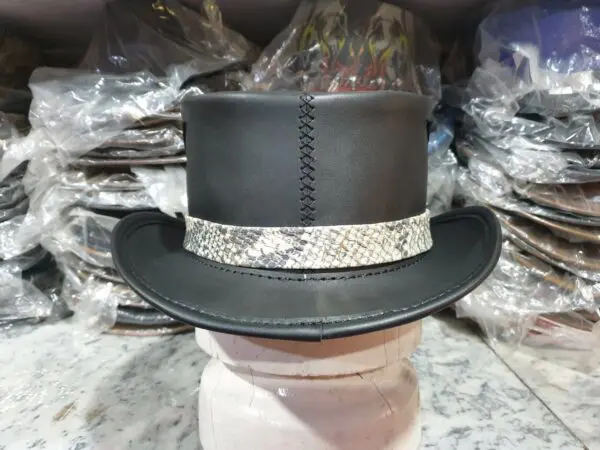 The Storm 2 Leather Top Hat