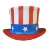 Uncle Sam Leather Top Hat