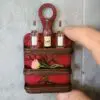 Unique Dollhouse Miniature Cutting Board Shelf