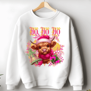 Highland Cow Christmas Sweatshirt