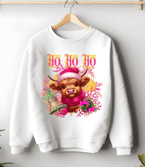 Highland Cow Christmas Sweatshirt